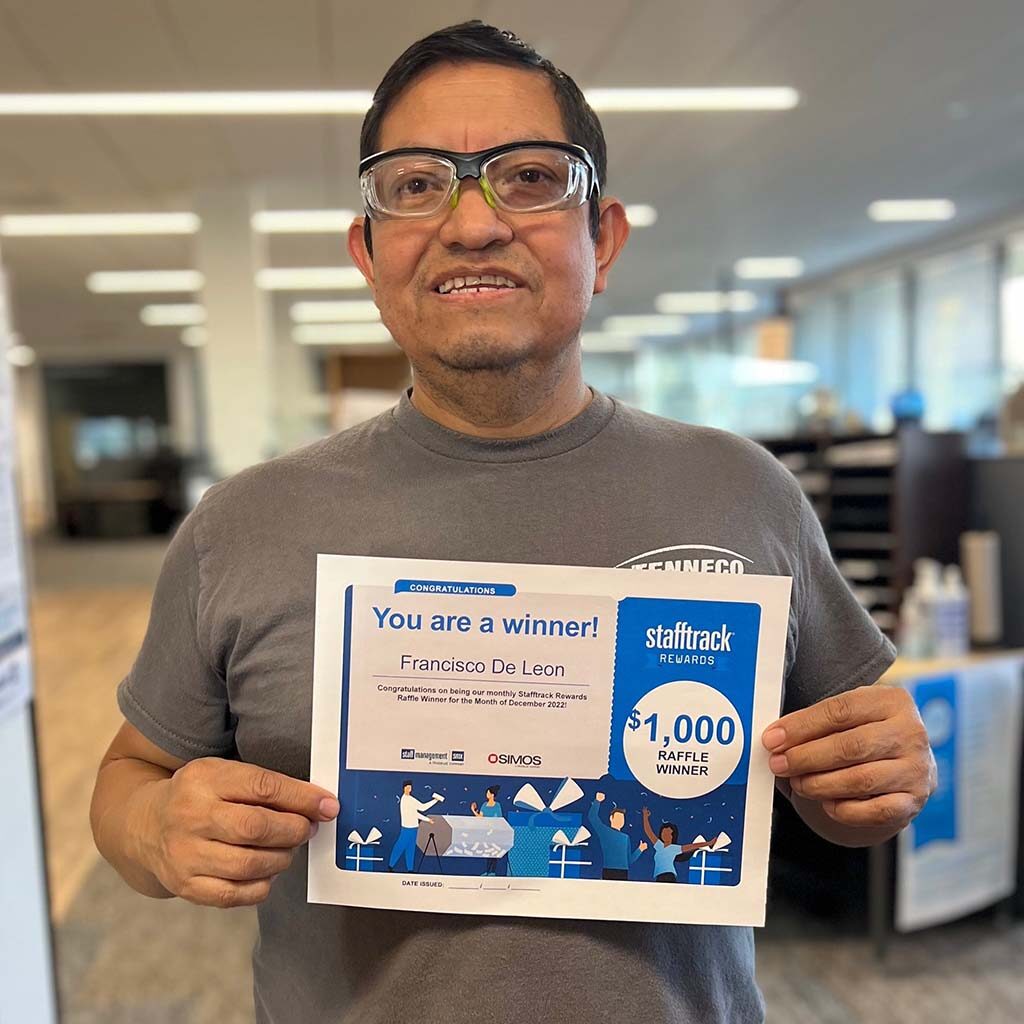 Francisco De Leon_December Stafftrack Rewards $1K Winner